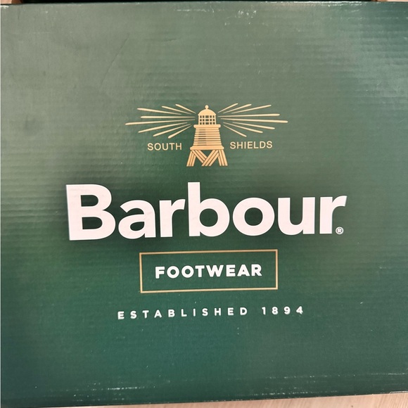 Barbour Navy Rubber Chelsea Boots - Picture 2 of 4